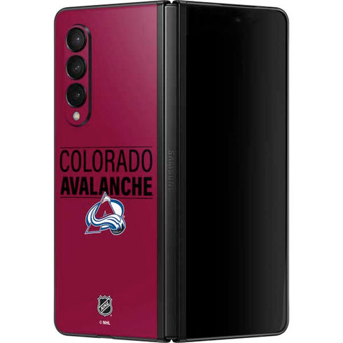 NHL Colorado Avalanche Lineup Galaxy Z Fold3 5G Skin